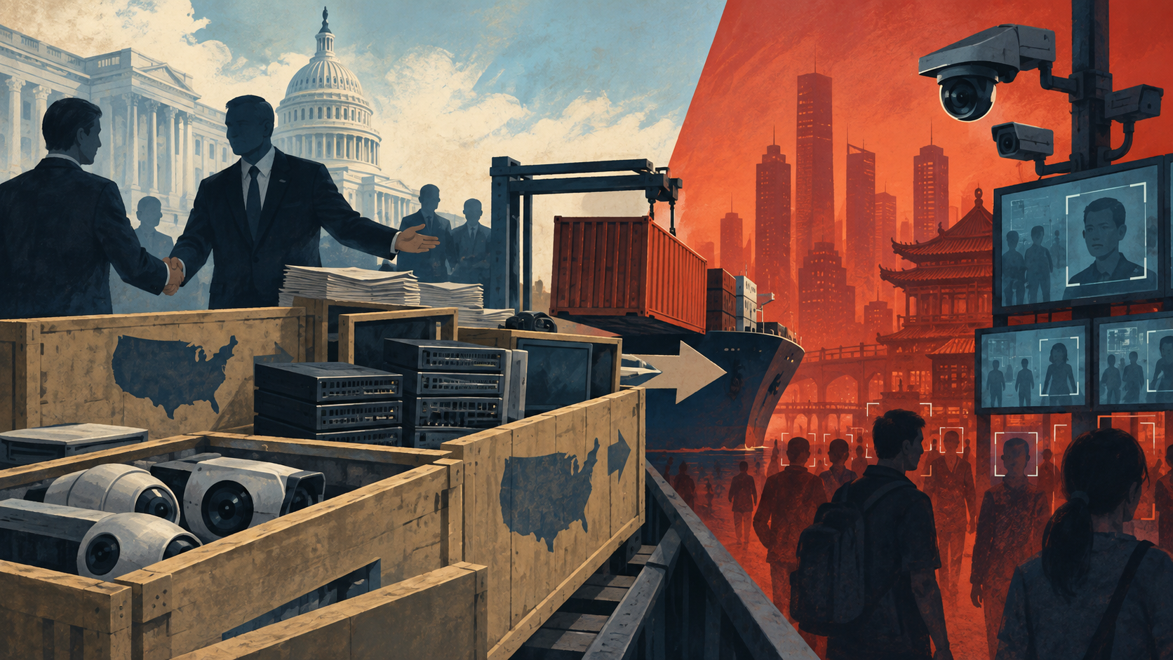 U.S. government allowed and even helped U.S. firms sell tech used for surveillance in China